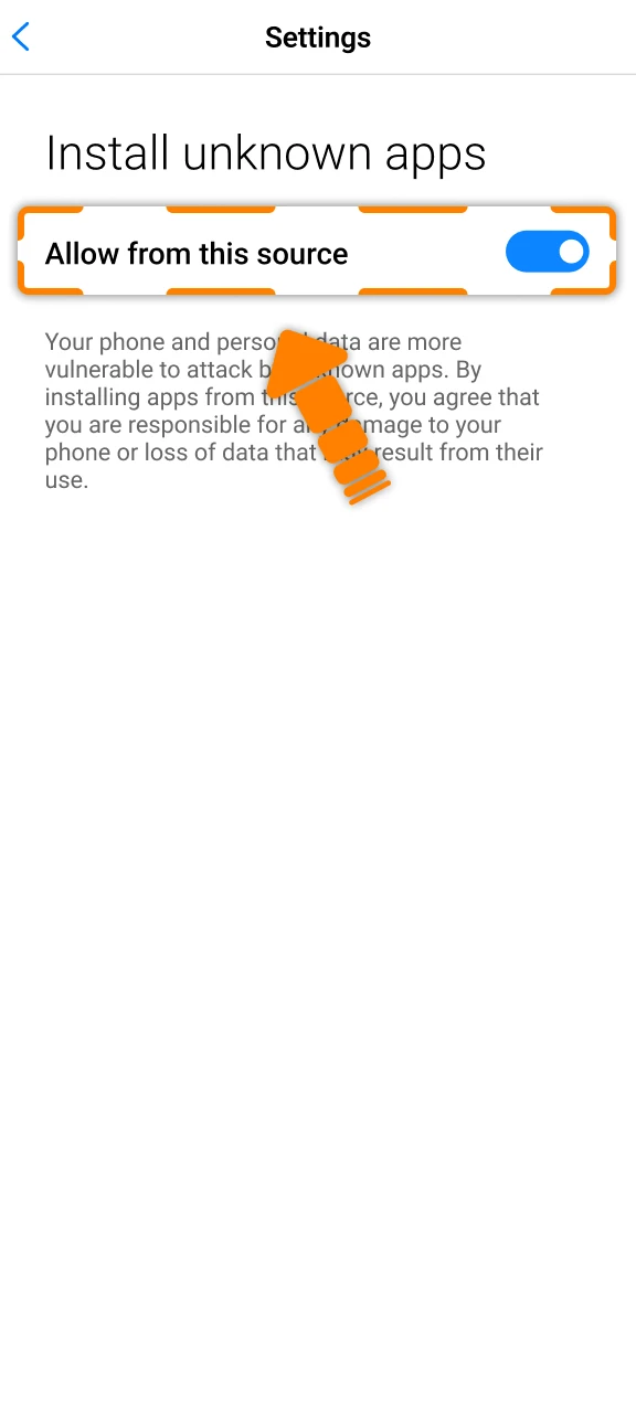 Permit installations from unknown sources to run Melbet App on Android.