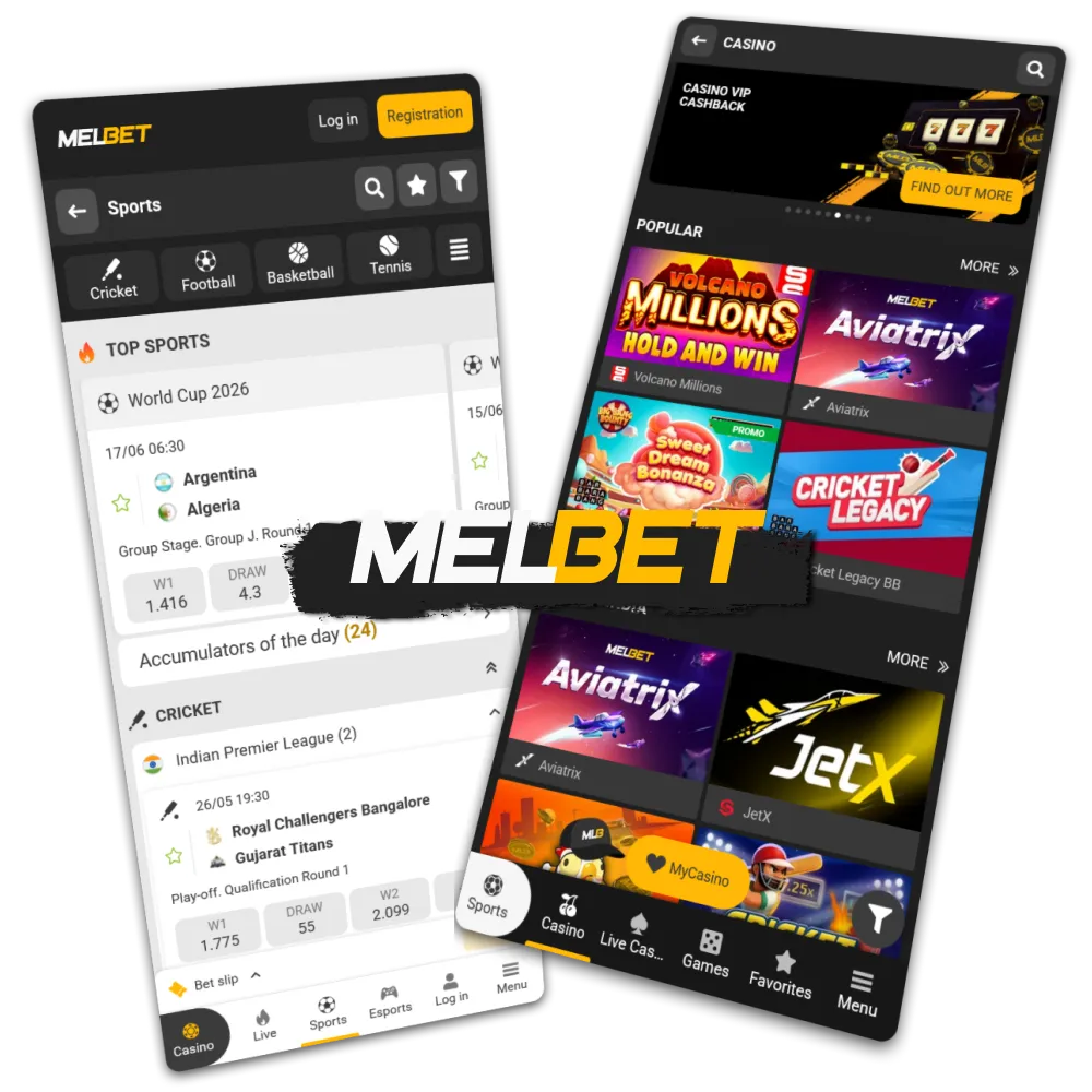 Download the official Melbet app on your mobile device today.