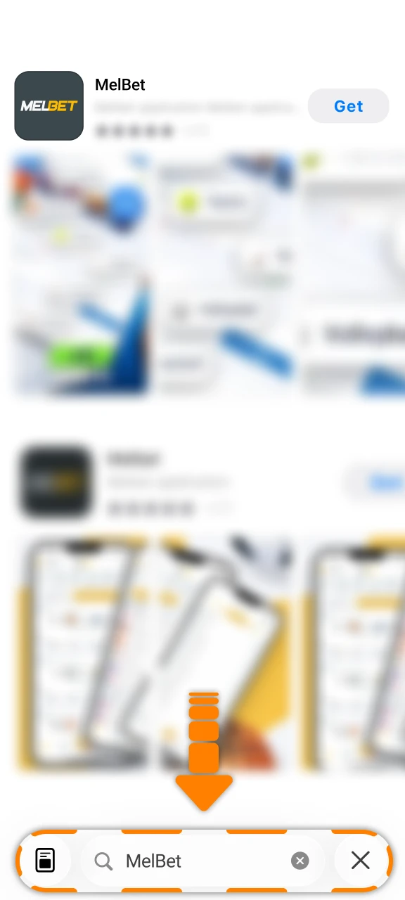 Open the dedicated installation page for the Melbet iOS App safely.